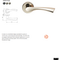 Carlisle Serozetta SZR020 Venti Lever On Rose Matt Black