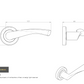Carlisle Serozetta SZR020 Venti Lever On Rose