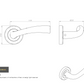 Carlisle Serozetta SZR050 Cinquanta Lever On Rose