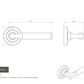 Carlisle Serozetta SZR050 Sessanta Lever On Rose Dual Finish SN/PN