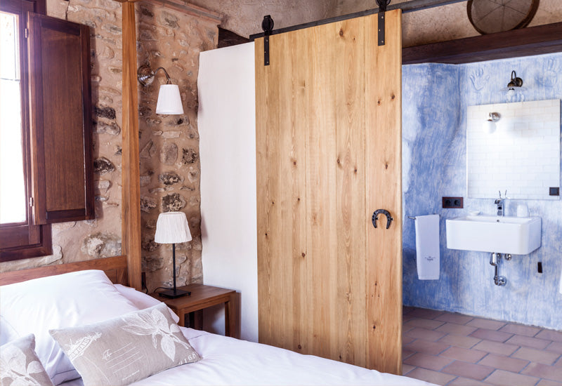 Saheco 80 Rustico Barn Door Sliding Door Kit