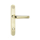 Mila SupaSecure Grade 316 Stainless Steel Lever Handle On Plate 92mm Center Euro Profile Top & Bottom Fix 240mm