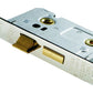 Eurospec BAE5025/R Easi T Bathroom Lock 64mm Polished Nickel Rounded Forend CE Certified