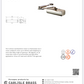 Carlisle CDG003 Contract Fixed size 3 Door Closer CE FD30/60 Silver