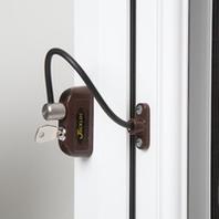 Jacloc Brown  Push And Turn Cable Restrictor