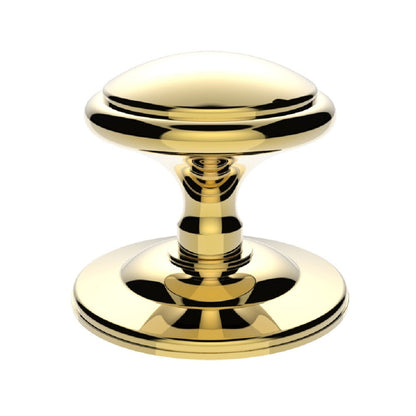 Carlisle M61 Round Centre Door Knob 10 Year Manufacturers Warranty Brass