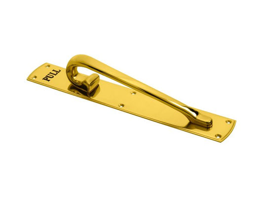 Carlisle PF104EL Left Hand Engraved Large Pull Handle 457x75mm - Left Hand