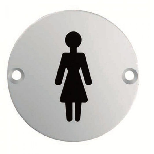Eurospec SEX1012 "Female" Symbol 76mm Disc  Stainless Steel