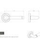 Carlisle Serozetta SZR040 Quaranta Lever On Rose Dual Finish SN/PN