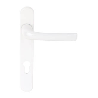 Mila Pro Linea Lever Handle On Plate 92mm Center Euro Profile Top & Bottom Fix 240mm